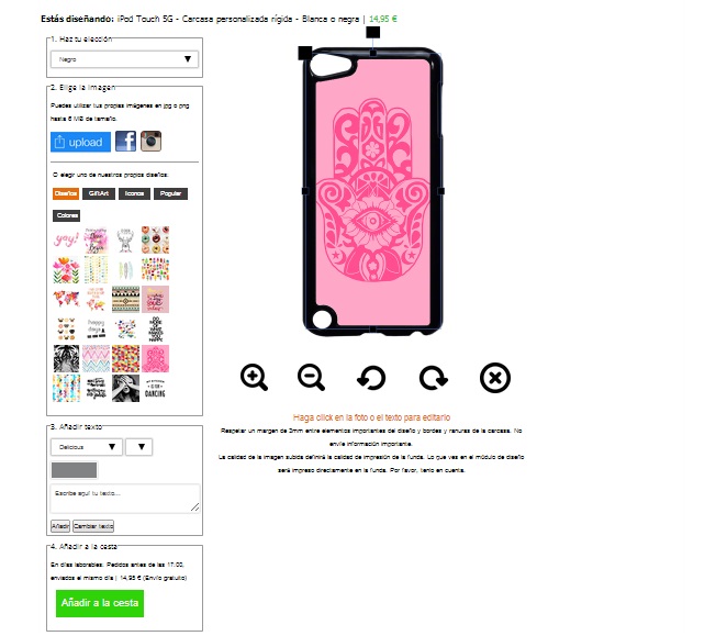 coque rigide personnalisée iPod touch 5