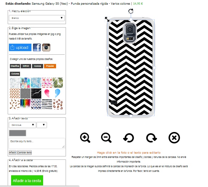 coque personnalisée Galaxy S5 coque personnalisée galaxy s5 en silicone noir ou blanc