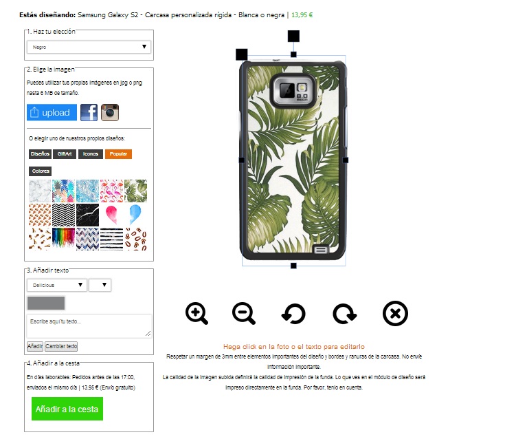 coque personnalisée Samsung Galaxy S2 Samsung Galaxy S2