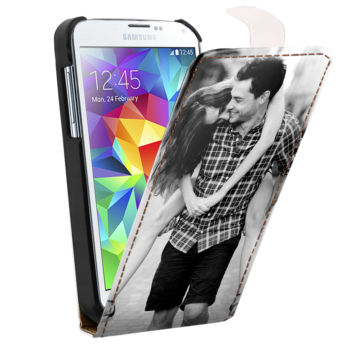 coque personnalisée Galaxy S5 à rabat Samsung coque personnalisée Galaxy S5 à rabat