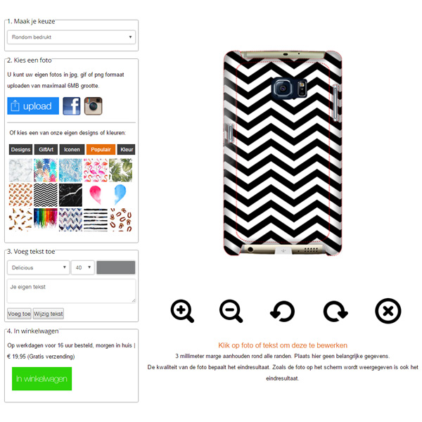 coque personnalisée Galaxy S7 Edge Coque personnalisée Galaxy S7 Edge impression sur la tranche