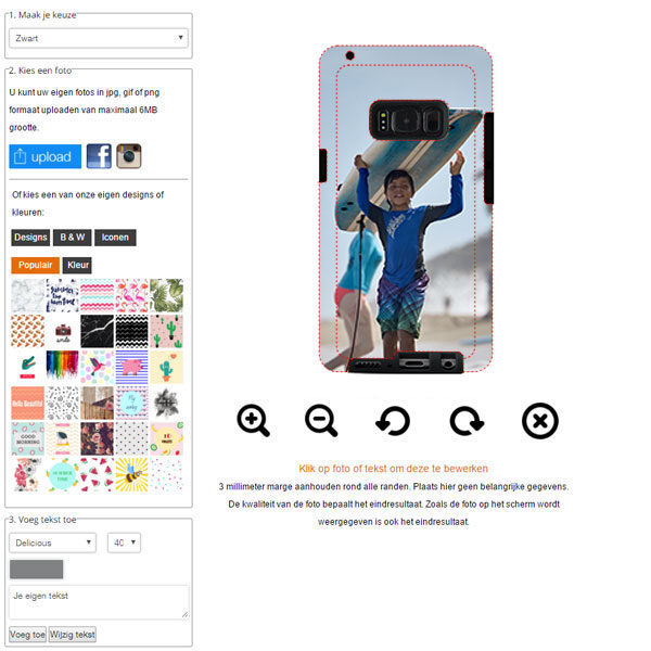 coque personnalisée Galaxy S7 Coque personnalisée renforcée Galaxy S7 impression sur les contours