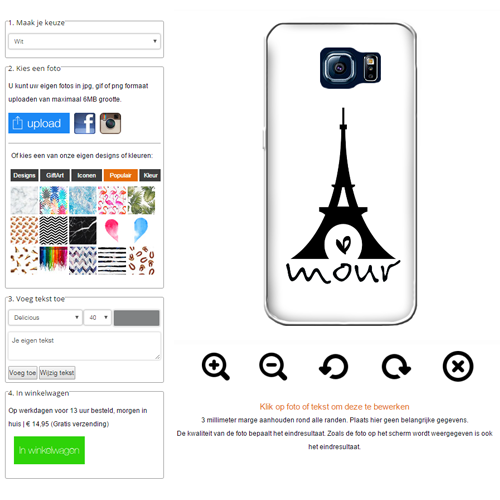 coque personnalisée Galaxy S7 Edge coque Galaxy S7