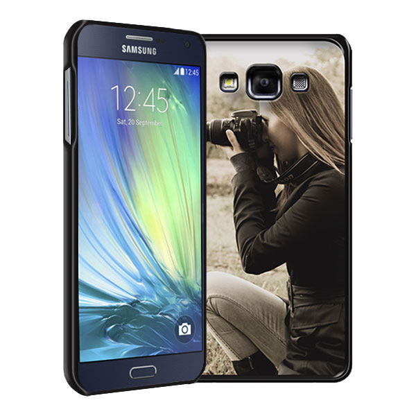 Coque personnalisée Samsung galaxy A7 galaxy A7 coque rigide noire, banche, transparente