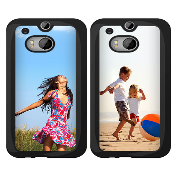 Coque personnalisée HTC One M8 Coque personnalisée HTC One M8 - étui rigide noir
