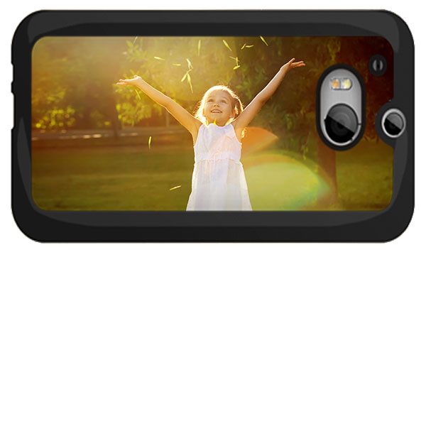 Coque personnalisée HTC One M8 Coque personnalisée HTC One M8 - étui rigide noir