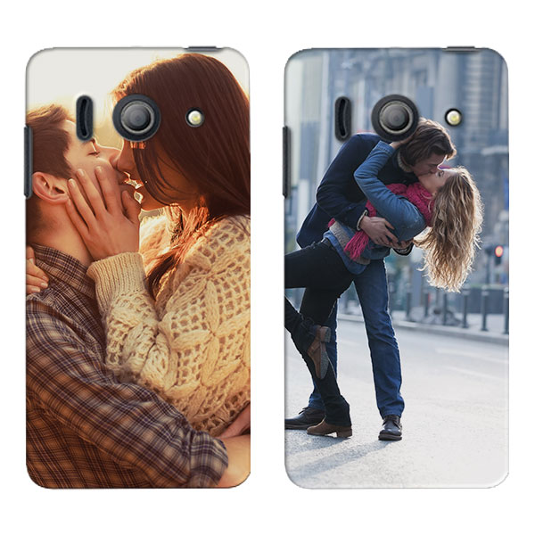 Coque personnalisée Huawei Y300 Coque personnalisée Huawei Y300 noire et blanche