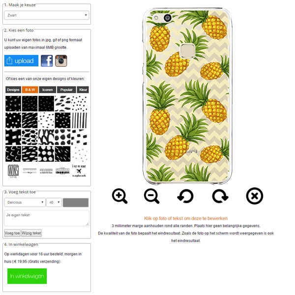coque personnalisée rigide Huawei P10 Lite