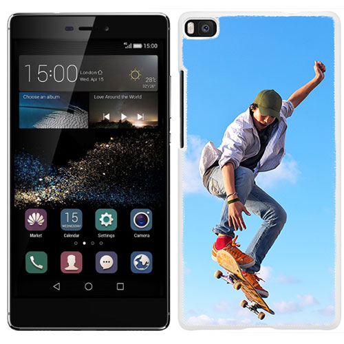 Coque personnalisée Huawei Ascend P8 rigide noire Coque personnalisée Huawei Ascend P8 rigide noire