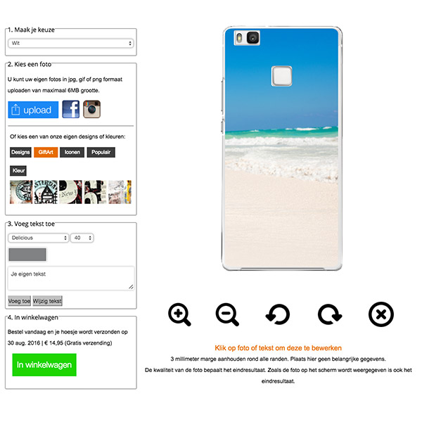 coque personnalisée rigide Huawei P9 Lite