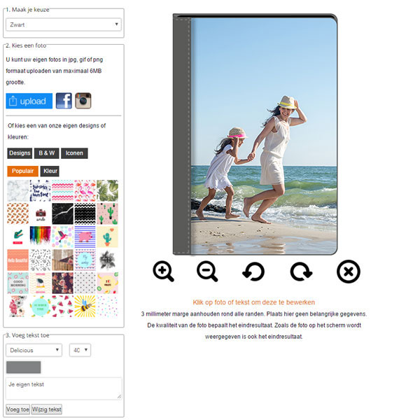 ipad air portefeuille personnalisée coque ipad air personnalisée