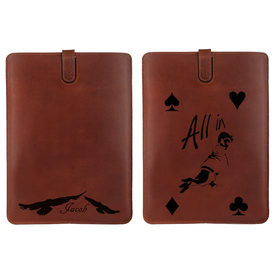 coque personnalisée en cuir, housse en cuir étui personnalisé en cuir, housse ipad cuir