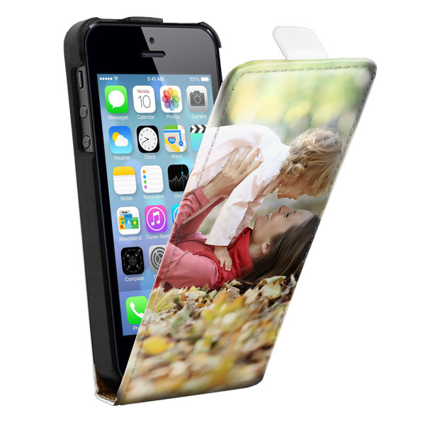 coque personnalisée iPhone 5, 5S & SE avec votre photo sur le rabat coque personnalisée iPhone 5, 5S & SE avec votre photo sur le rabat