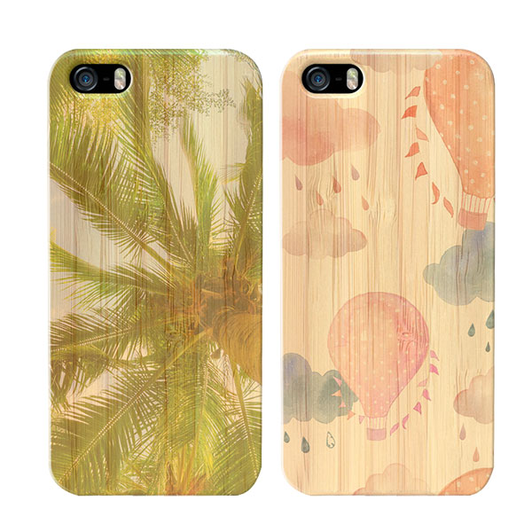 coque personnalisée iPhone 5, 5S et SE coque personnalisée iPhone 5, 5S et SE, coque en bambou