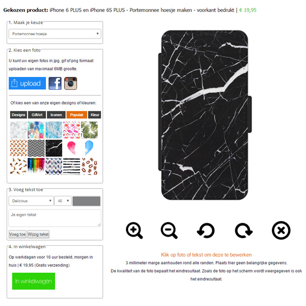 coque portefeuille personnalisée iPhone 6 PLUS coque personnalisable iPhone 6S PLUS coque portefeuille