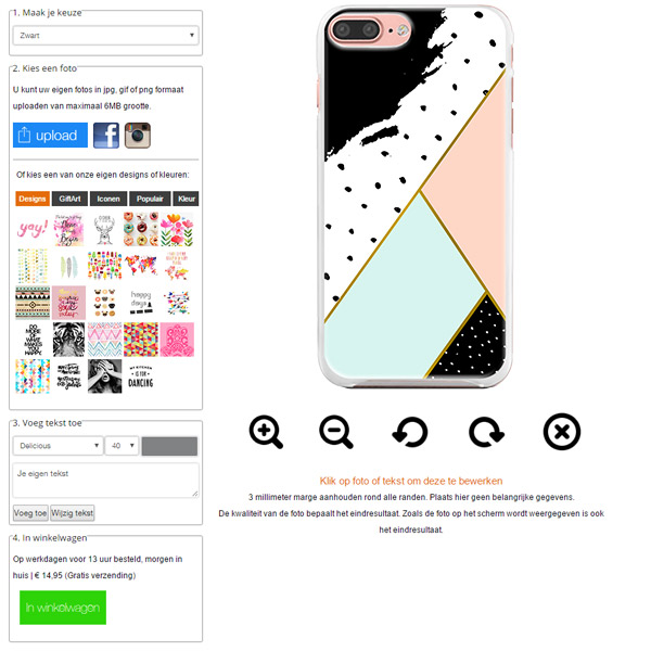 faire une coque en silicone d'iPhone 7 plus