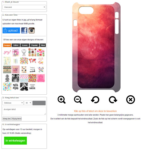 coque personnalisée iPhone 7 sublimation 3D