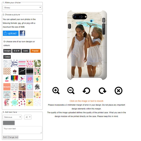 coque personnalisée iPhone 8 sublimation 3D
