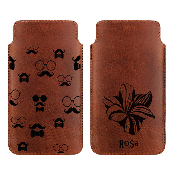 coque personnalisée en cuir, housse smartphone cuir étui personnalisé cuir
