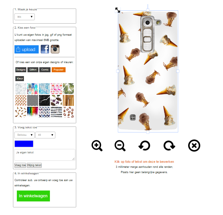 coque personnalisée LG G4C Coque LG G4 C
