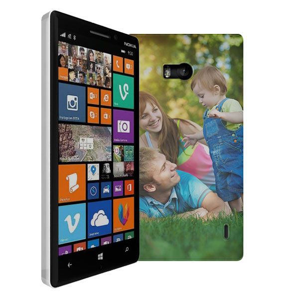 Coque personnalisée Nokia Lumia 930 Coque rigide personnalisée Nokia Lumia 930 blanche