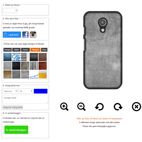 Coque personnalisée Motorola Moto G 2nd Gen Coque Motorola Moto G 2nd Gen