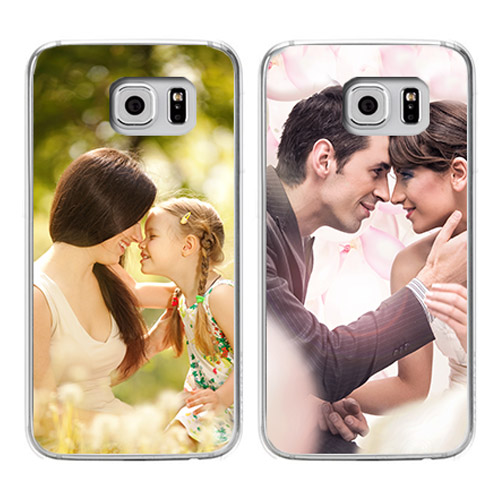 coque personnalisée Galaxy S6 Edge coque personnalisée Galaxy S6 Edge rigide noire, banche, transparente