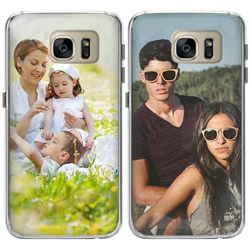 coque personnalisée Galaxy S7 coque personnalisée Galaxy S7 en silicone transparent