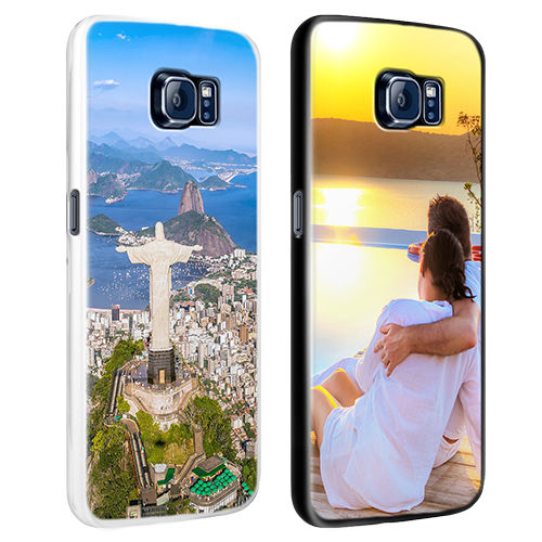 Coque personnalisée Samsung galaxy S7 coque personnalisée Galaxy S7 rigide noire, banche, transparente