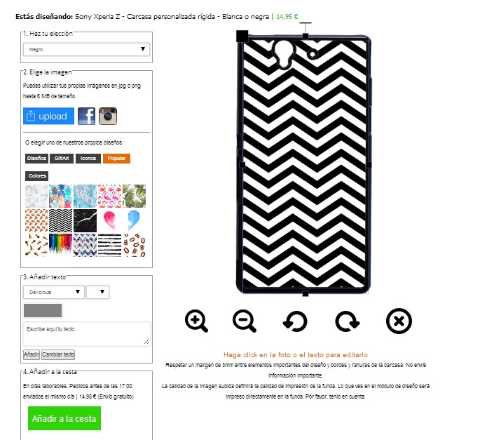 coque personnalisée Sony Xperia Z Sony Xperia Z