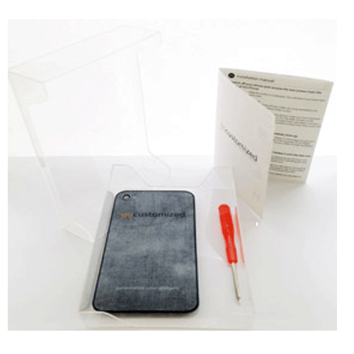 Coque personnalisée iPhone 4 vitre arrière